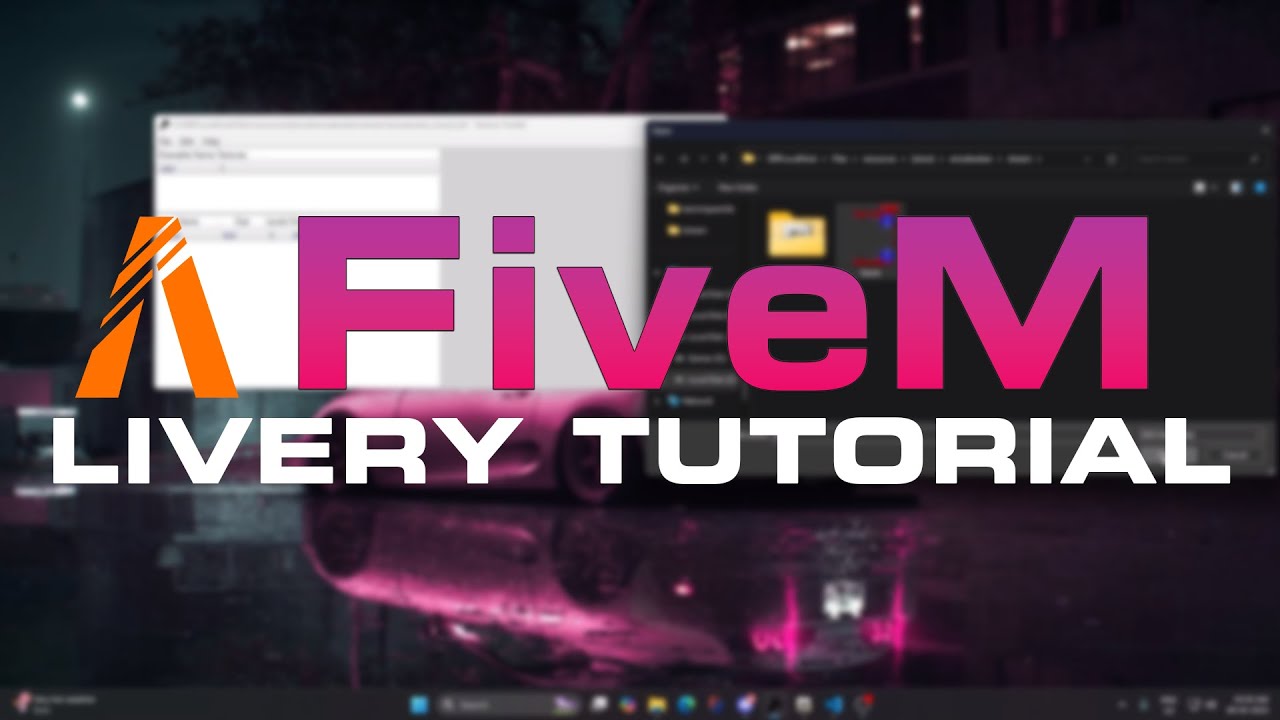 How To Edit YFT Liveries and YTD Liveries | FiveM Livery Tutorial