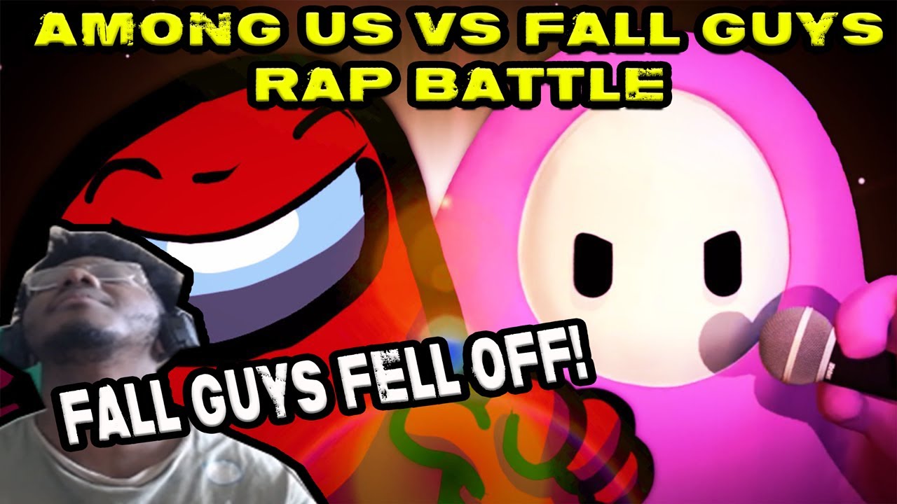 Among Us vs. Fall Guys REACTION - Rap Battle!
