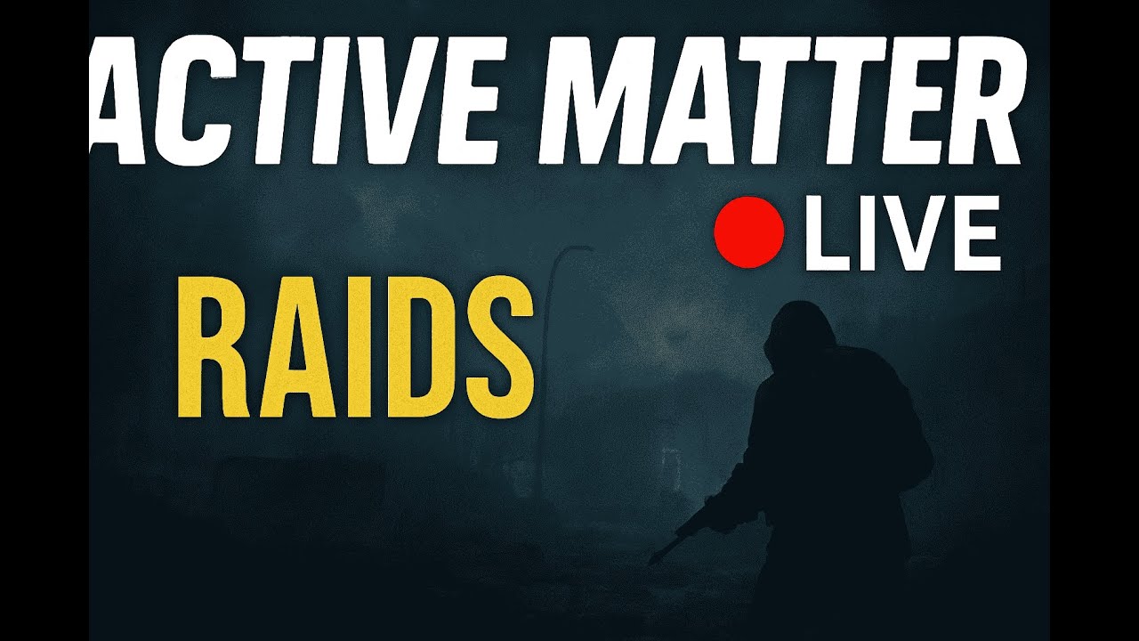 Active Matter LIVE 🔴 | New SCP Extraction Shooter Gameplay, Raids & Survival (2025)