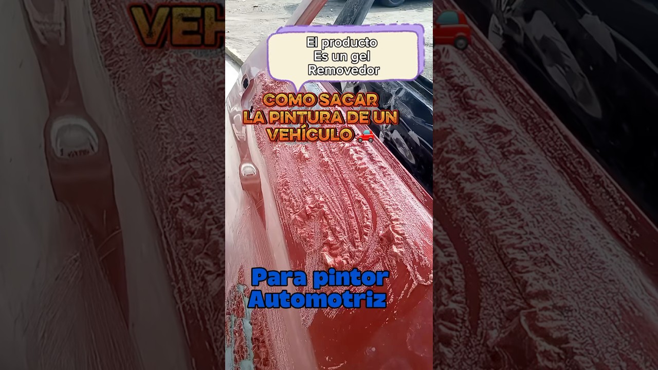 Como decapar la pintura de un veh&iacute;culo #pinturaautomotriz #sandblasting #carpainter #carrestoration