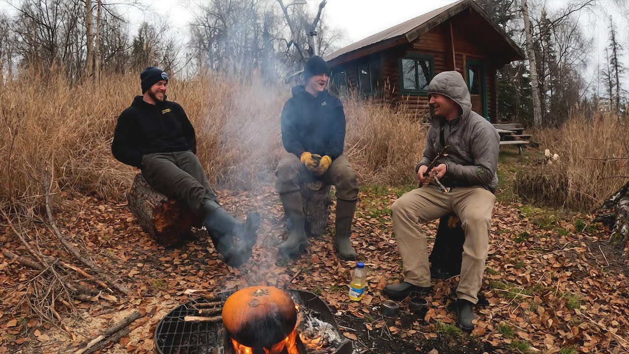 Icy Adventure to Access a Remote Cabin. Halloween Special