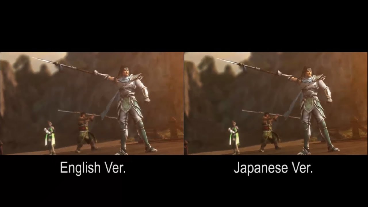 Dynasty Warriors 7 and Shin &middot; Sangokumusou 6『真・三國無双6』|Opening Comparison