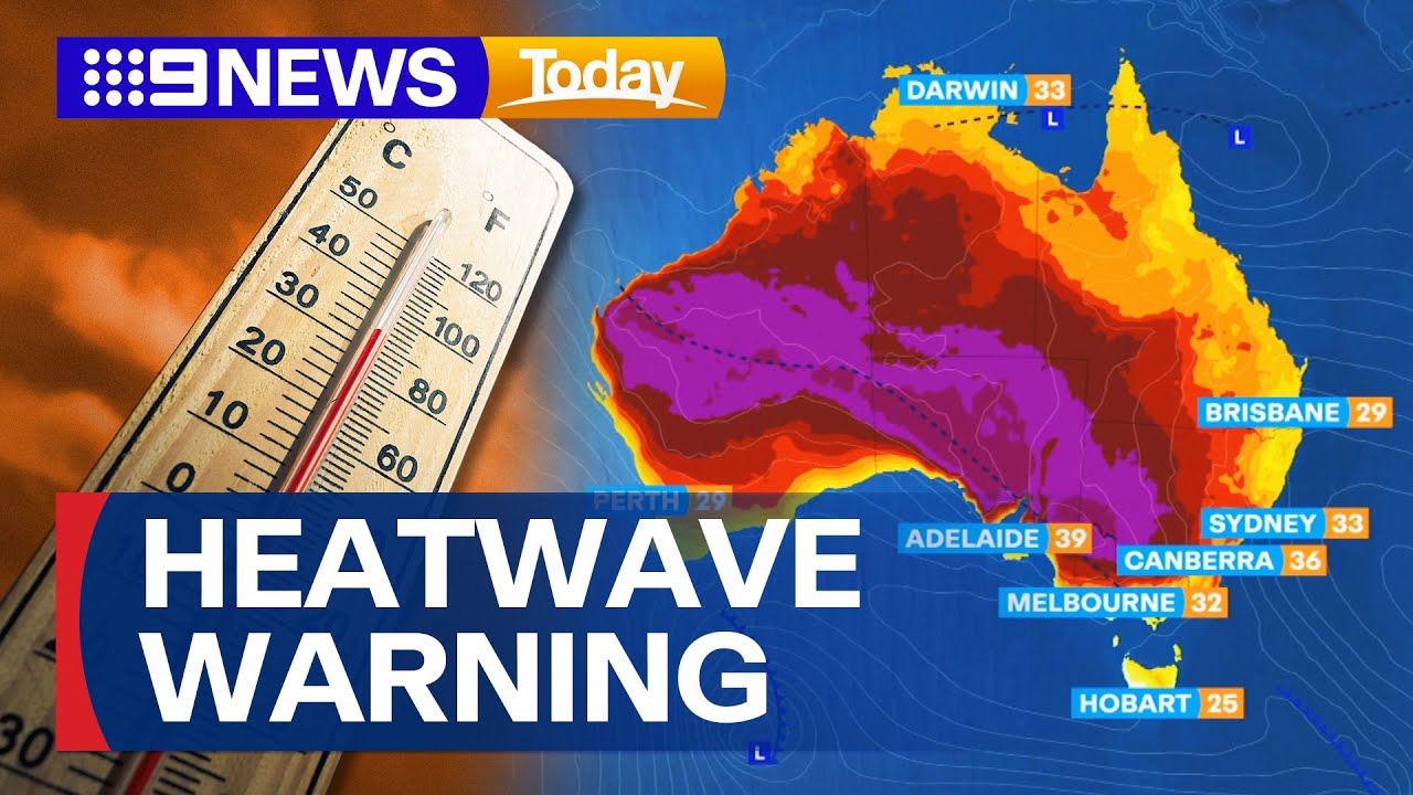 Australia&rsquo;s east and south coasts brace for extreme heatwave conditions | 9 News Australia