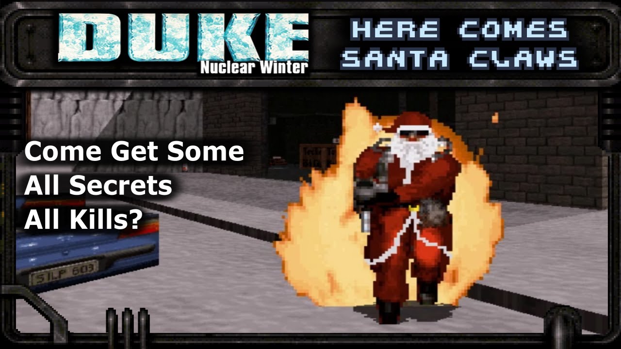 Duke: Nuclear Winter (100% Walkthrough) E2M7: Here Comes Santa Claws