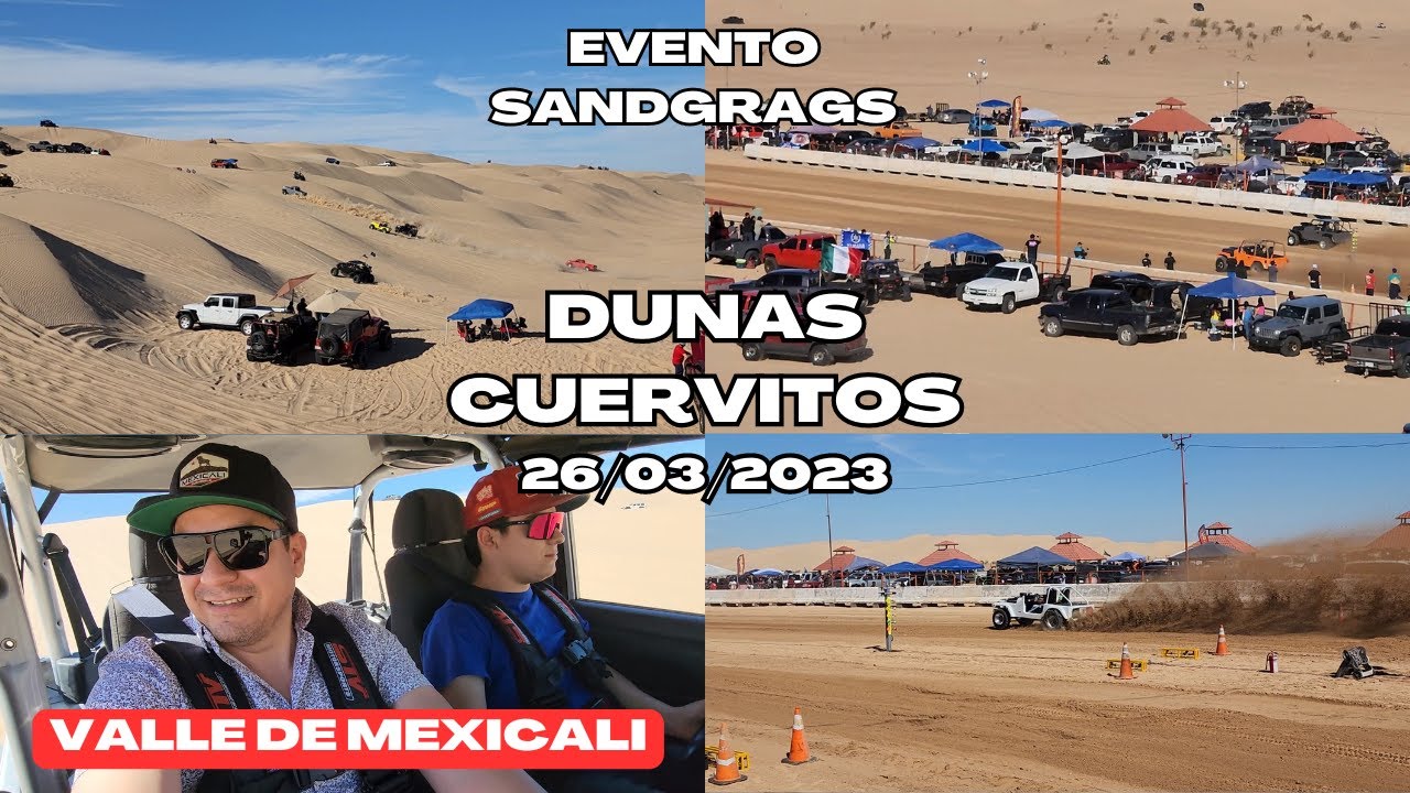 Carreras en las Gigantescas Dunas de Cuervitos del Valle de Mexicali Baja California.