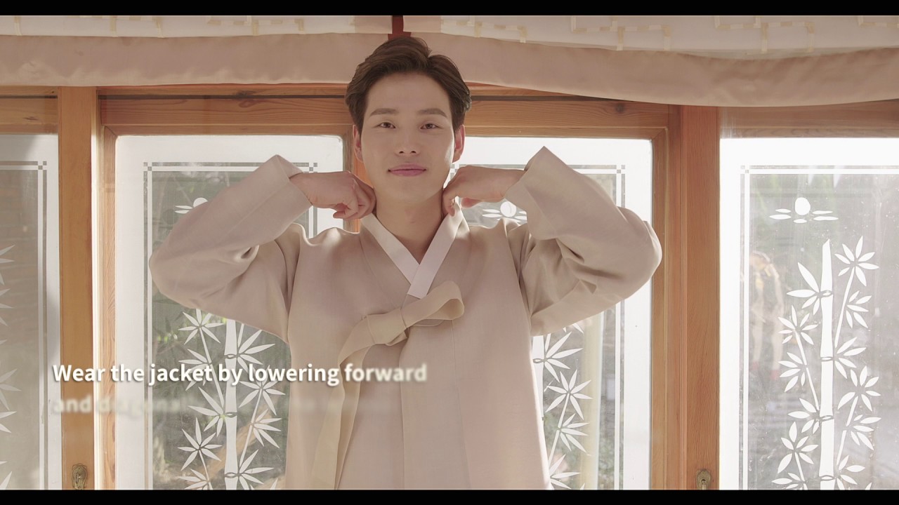 How to wear Hanbok(Korean traditional clothes) for men
