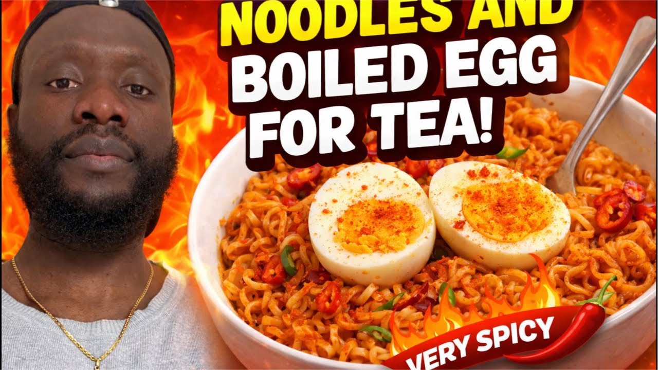 NOODLES & BOILED EGGS FOR TEA?! | VERY SPICY Evening Meal You Must Try! 🌶️🔥
