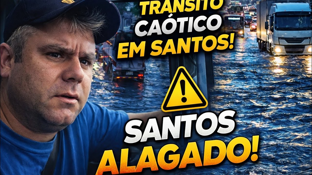 SANTOS PARADO E ACABANDO EM ÁGUA! Será Que Eu Ia Conseguir Carregar?