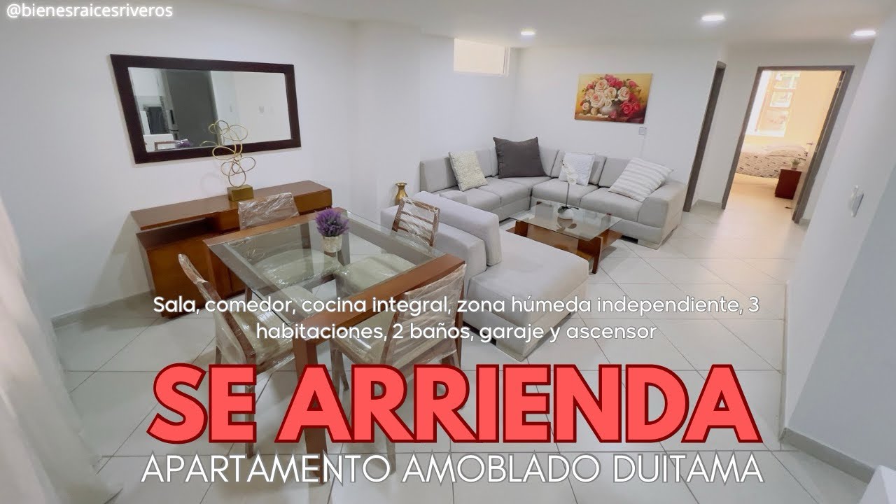 🏢 *SE ARRIENDA APTO AMOBLADO DUITAMA* 🏢