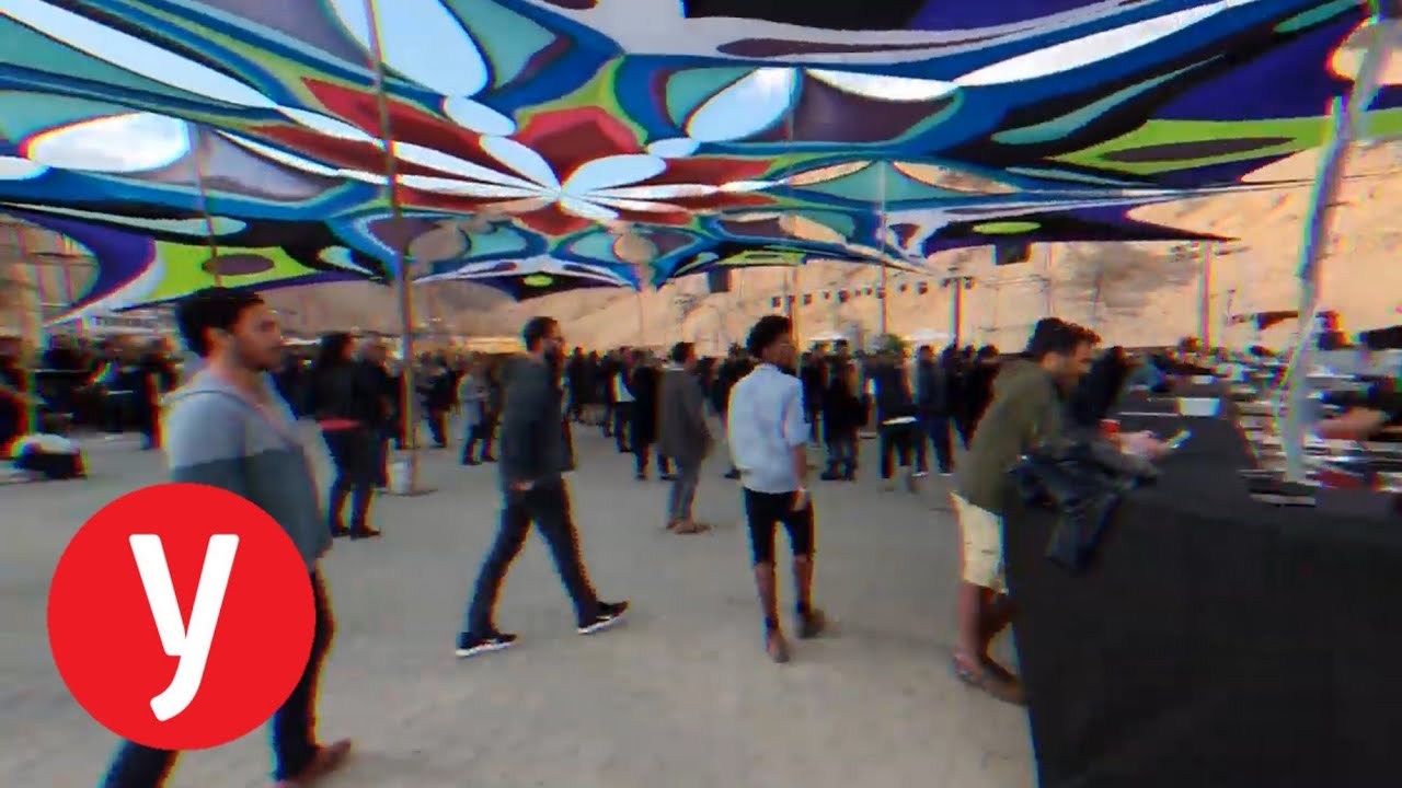 אסף קמר מבקר בפסטיבל הטראנס איבוגה באילת