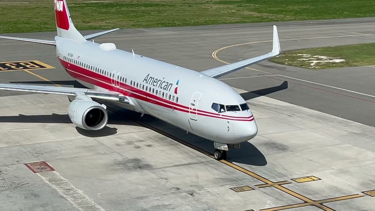 Plane Spotting Action in Punta Cana (PUJ) feat. American Airlines' TWA Retrojet