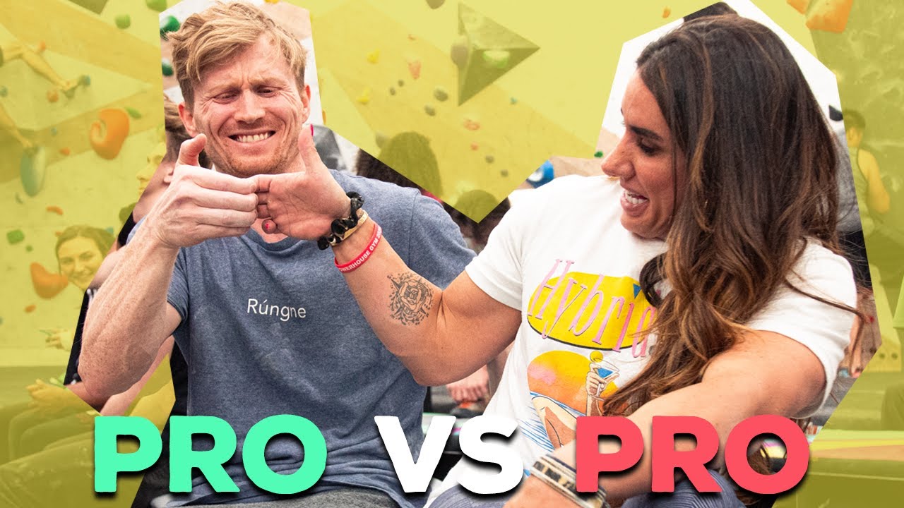 Pro Rock Climber Teaches Pro Powerlifters How To Climb | Magnus Midtbø
