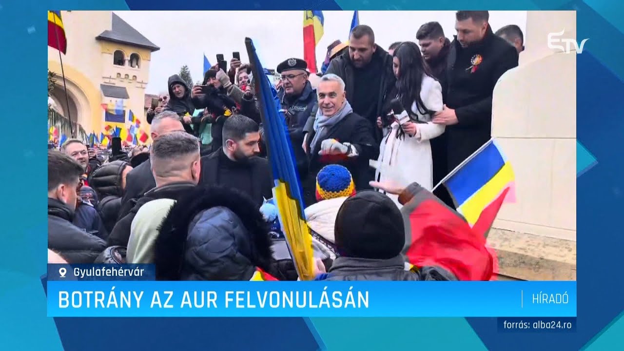 Botrány az AUR felvonulásán – Erdély TV