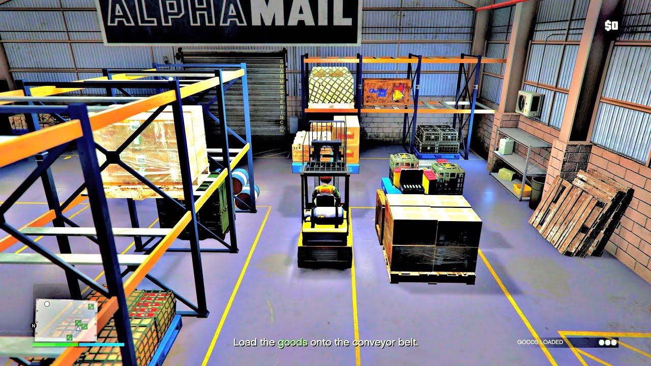 Grand Theft Auto V - Los Santos [📰Newspaper Deliver] & [🏢Forklift Operator]