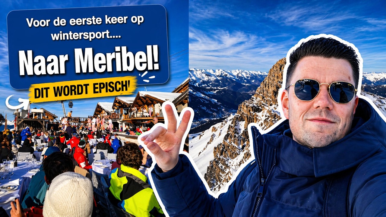 Voor de Eerste Keer op Wintersport in Meribel in Frankrijk | VakantieGangers