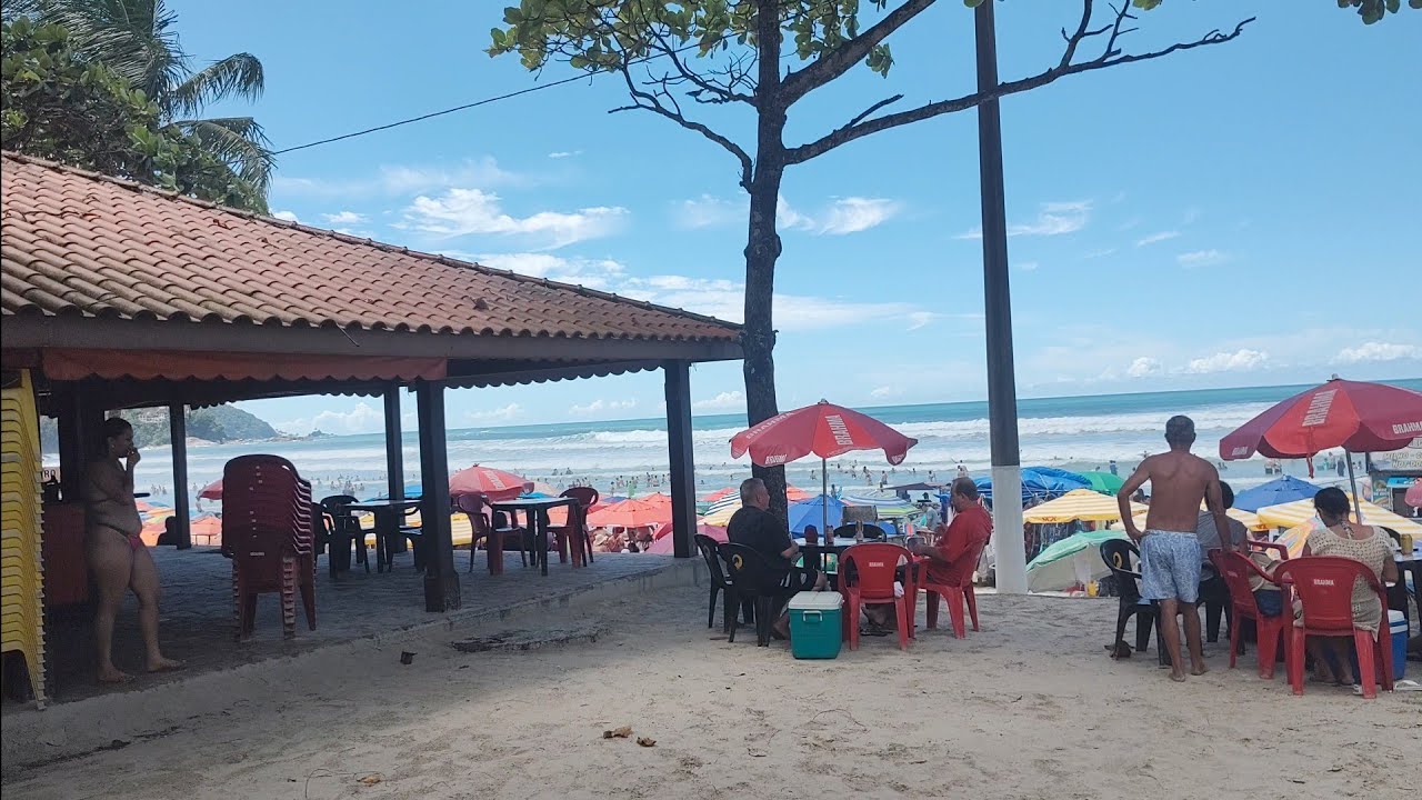Praia lotada em Ubatuba SP 14/03/26 Uma not&iacute;cias boa 