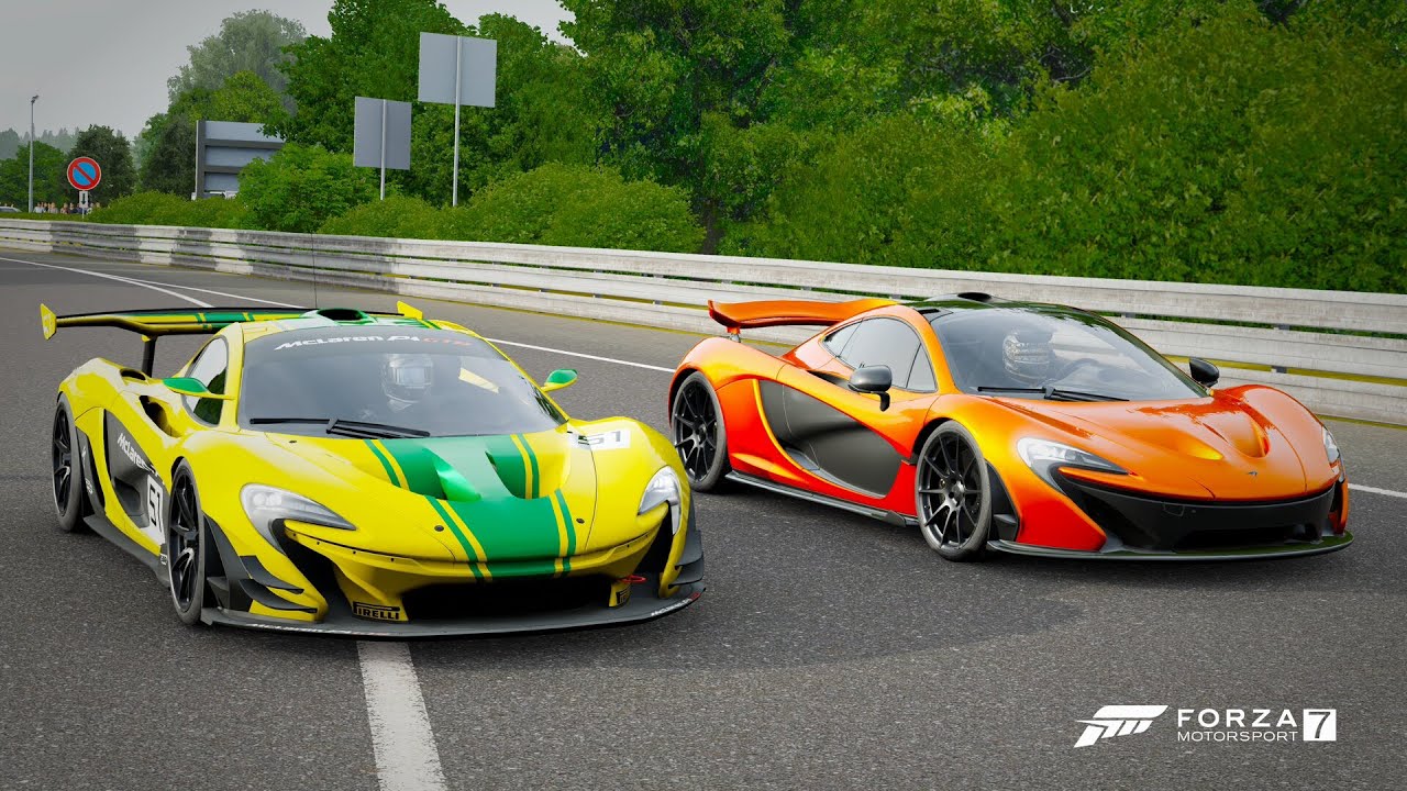 Forza 7 Drag race: McLaren P1 GTR vs McLaren P1 (REMATCH)