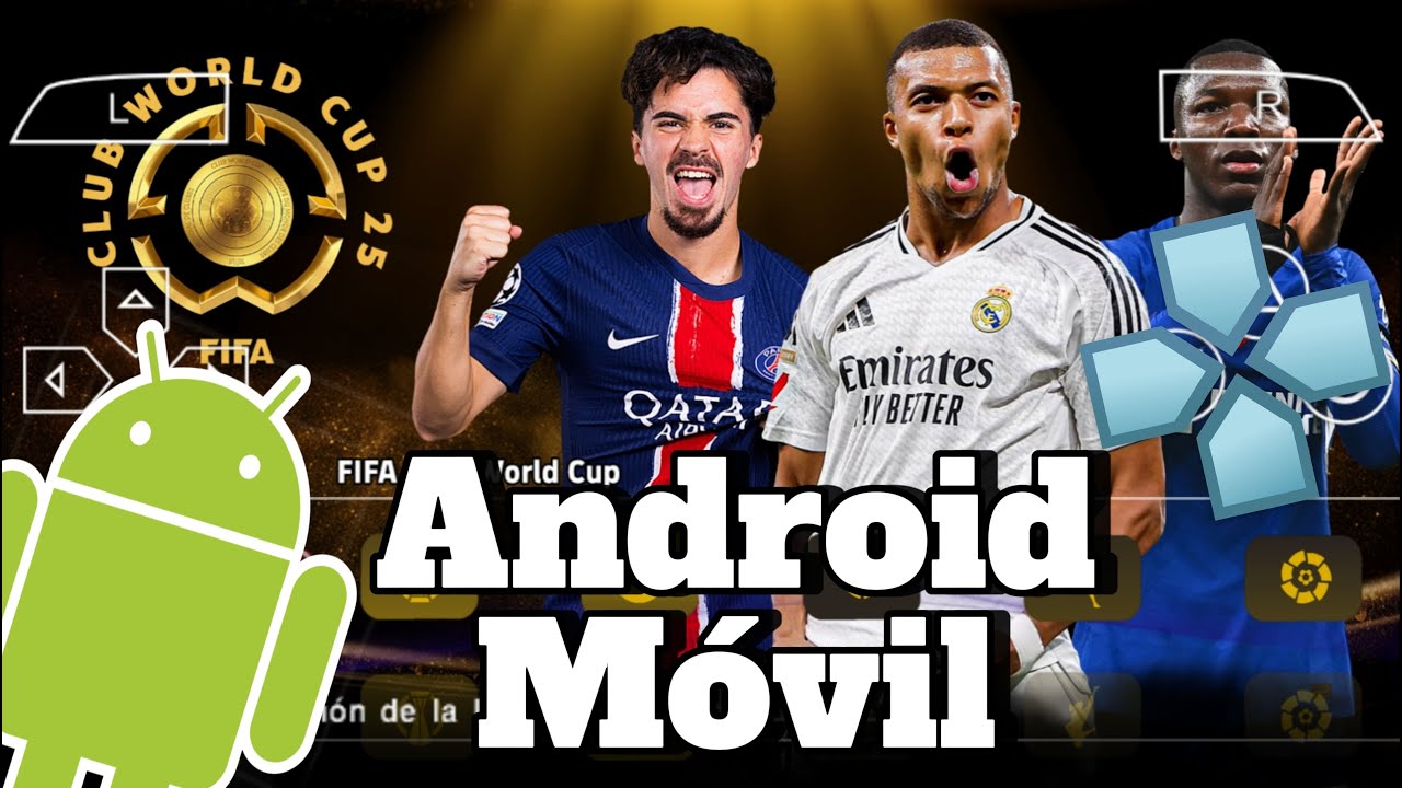 Descargar Pes Mundial de Clubes 2025 para Android/Móvil (PPSSPP) con narradores EFOOTBALL 2025