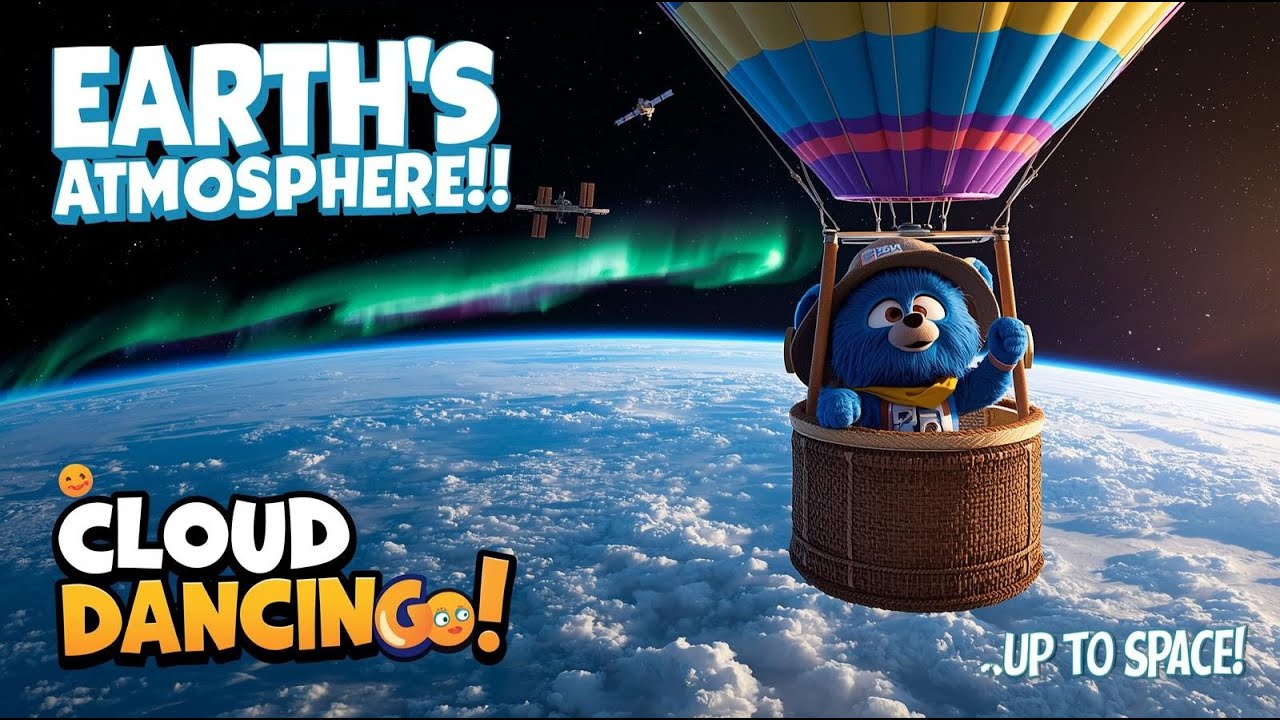 Raya Flies Through EARTH'S ATMOSPHERE! Cloud Dancing Adventure! 🎈☁️🌍