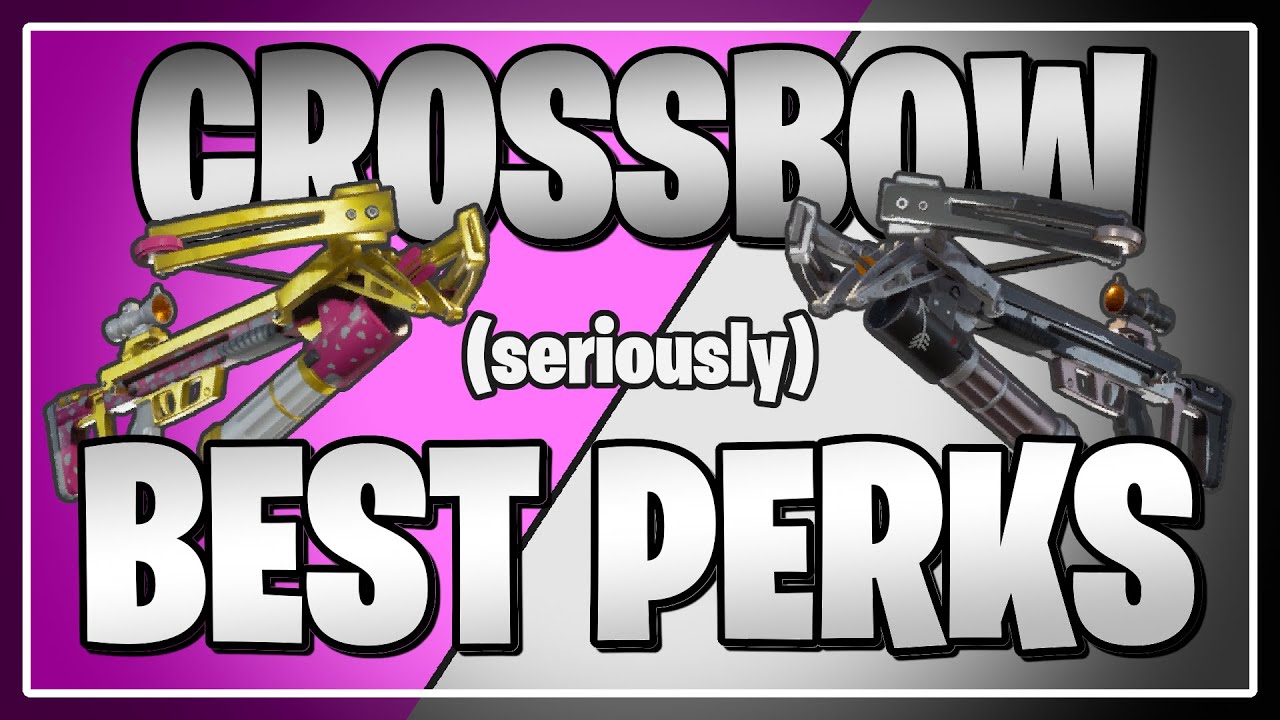 The BEST PERKS for the Heartbreaker & Crossbow in Fortnite Save the World!