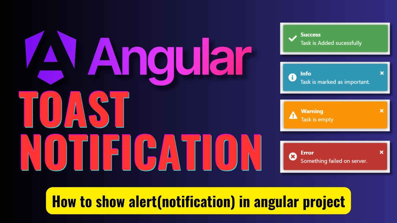 Уведомления Angular Toast с использованием ngx-toastr | Учебное пособие по Angular