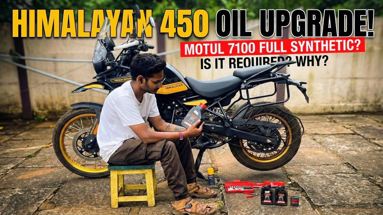 Himalayan 450 Oil-Change Upgrade Every Rider Needs 🔧