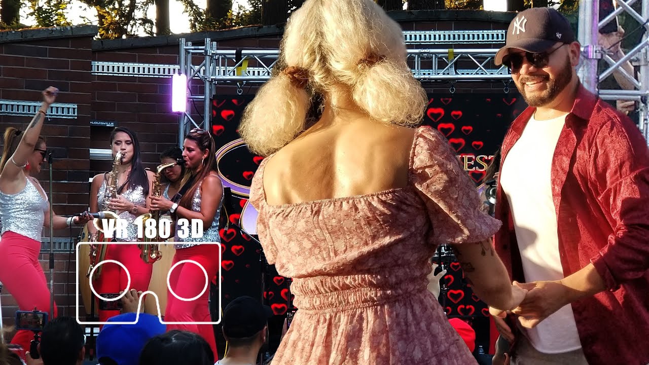 Festival de Salsa Orquesta Canela -  Salsa Dancing Portland Oregon 2023 VR 180 3D