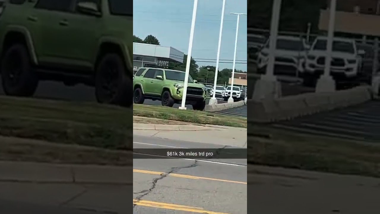 Toyota 4runner trd pro lime rush for sale