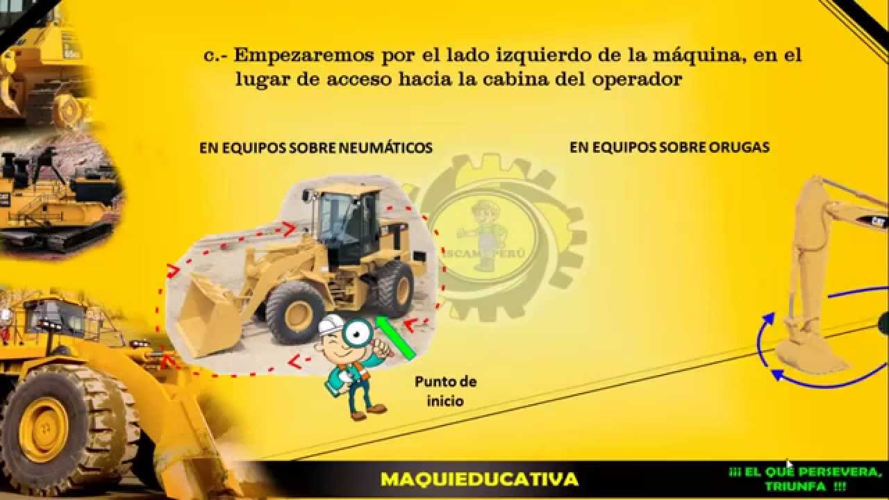Inspección a la Maquinaria Pesada