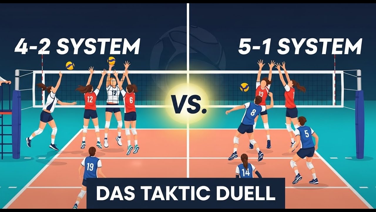 Volleyball Taktik-Special: 4-2 vs. 5-1 – Welches System passt zu deinem Team?