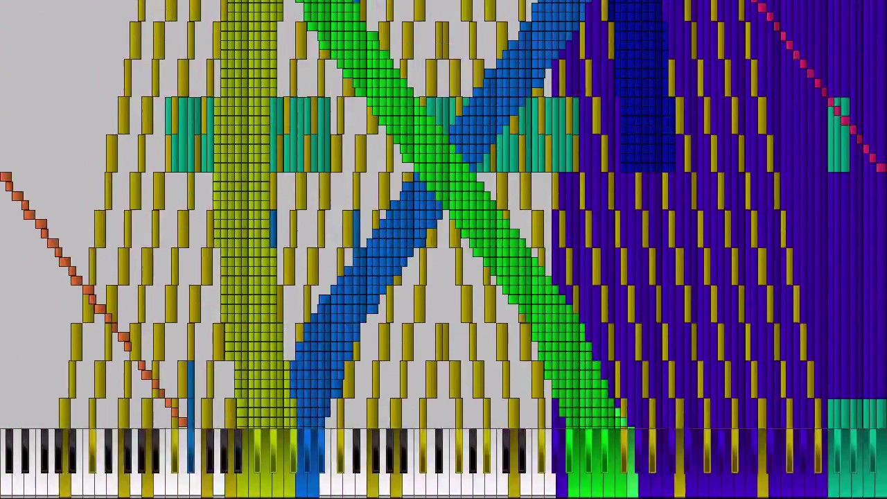 [Black MIDI] Bad Apple!! v2 41 Million Notes