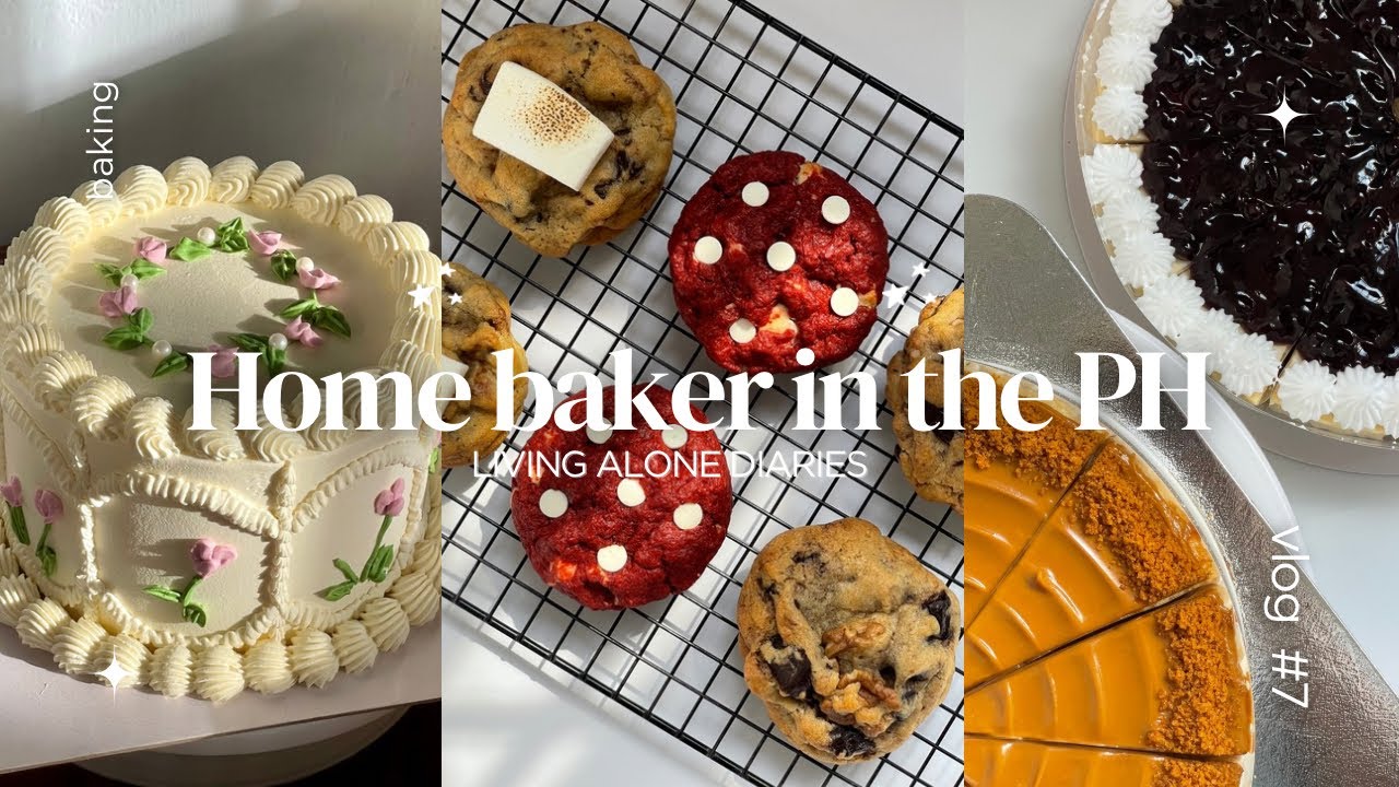 BAKING ORDERS, DELIVERING CAKES, SOLO LIVING | LIVING ALONE IN THE PH
