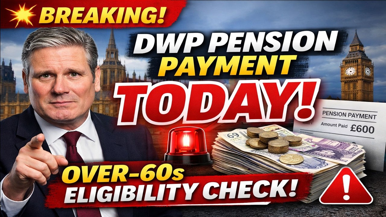 💥 BREAKING DWP Pension Payment TODAY 🚨 Over-60s Eligibility Check