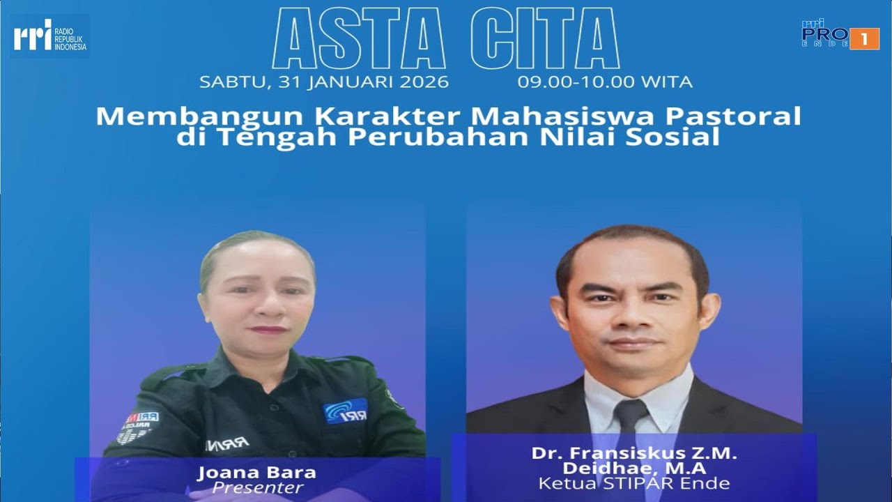 ASTA CITA// MEMBANGUN KARAKTER MAHASISWA PASTORAL DI TENGAH PERUBAHAN NILAI SOSIAL