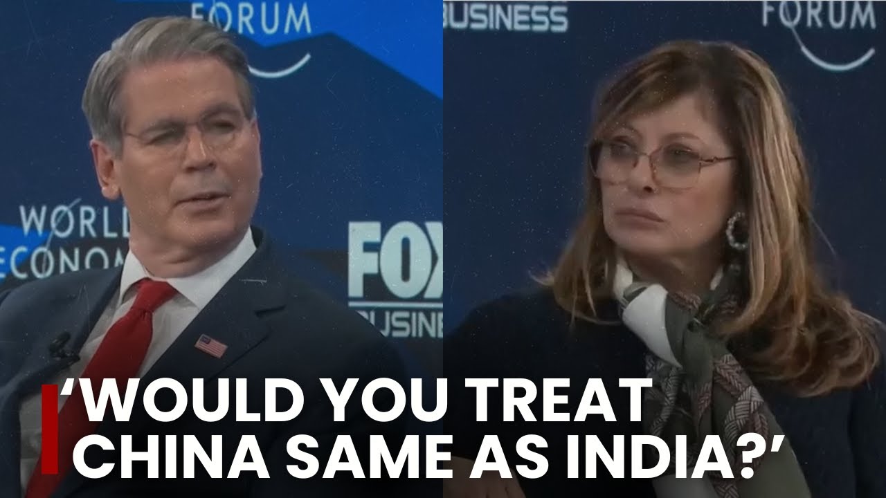 Trump's Aide Scott Bessent Questioned On Russian Oil Hypocrisy; Watch His Answer