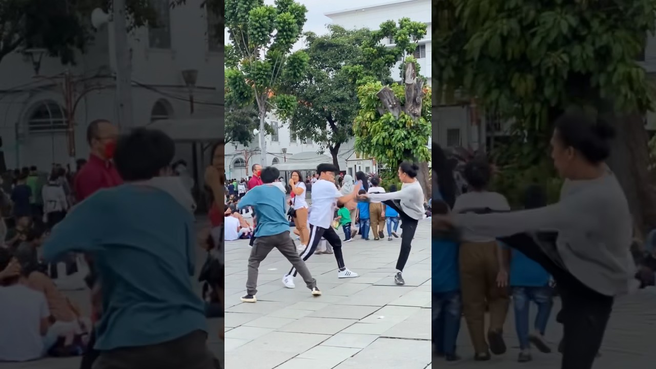 Waduh Gawat😱 Ada Yang Berantem Sambil Salto Dikota Tua🔥😎