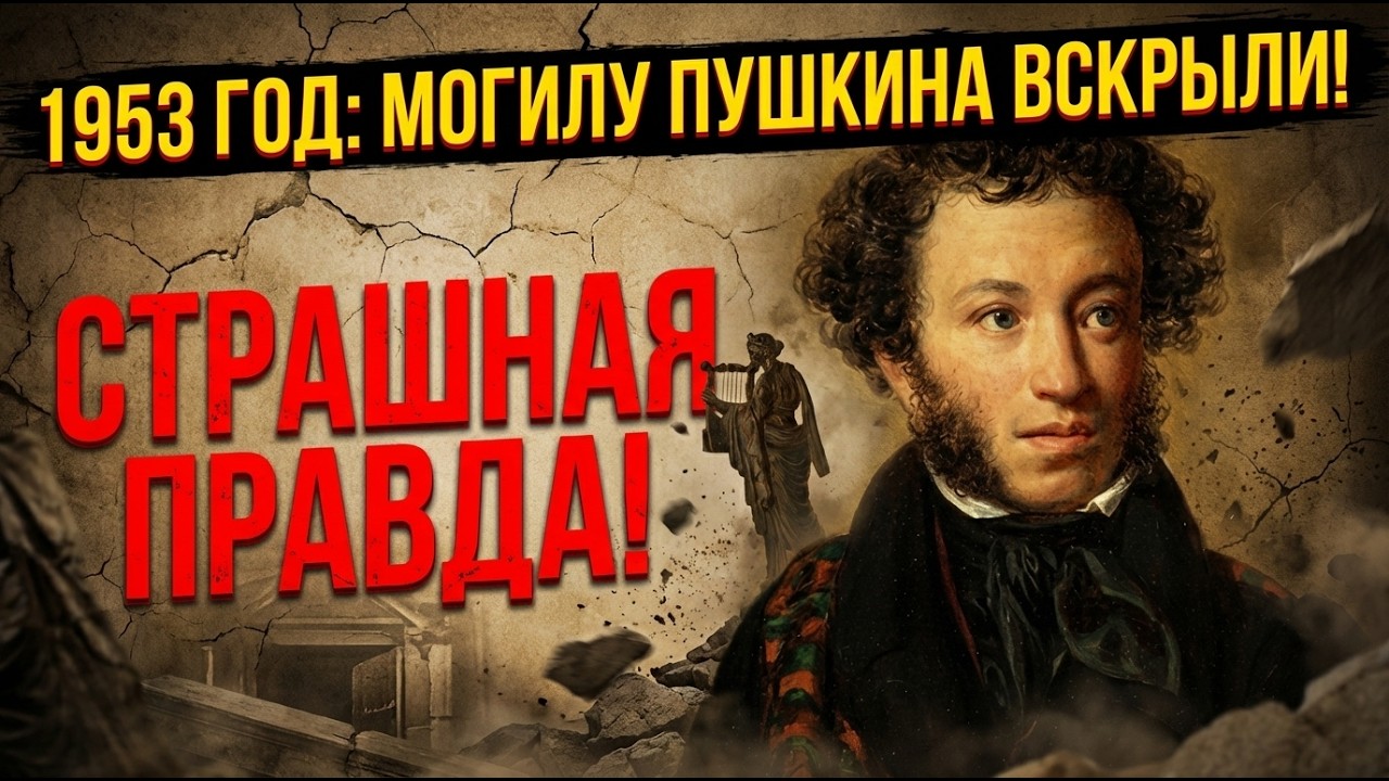 СТРАШНАЯ ТАЙНА МОГИЛЫ ПУШКИНА! 40 ЛЕТ МОЛЧАЛИ ВСЕ!