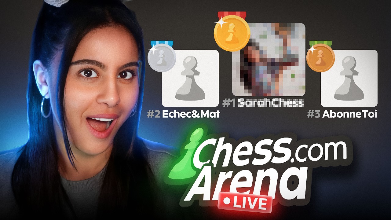 Ce 1000 Elo sous-classé me met en énorme difficulté… 😳 (Tournoi arène ⚔️)
