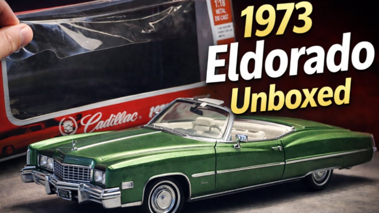 Vintage 1:18 Scale Anson 1973 Cadillac Eldorado Unboxing & Review! 