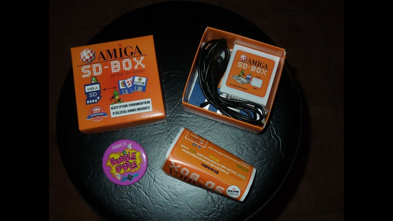 Commodore Amiga SD-BOX real on A600 (kick 1.3)