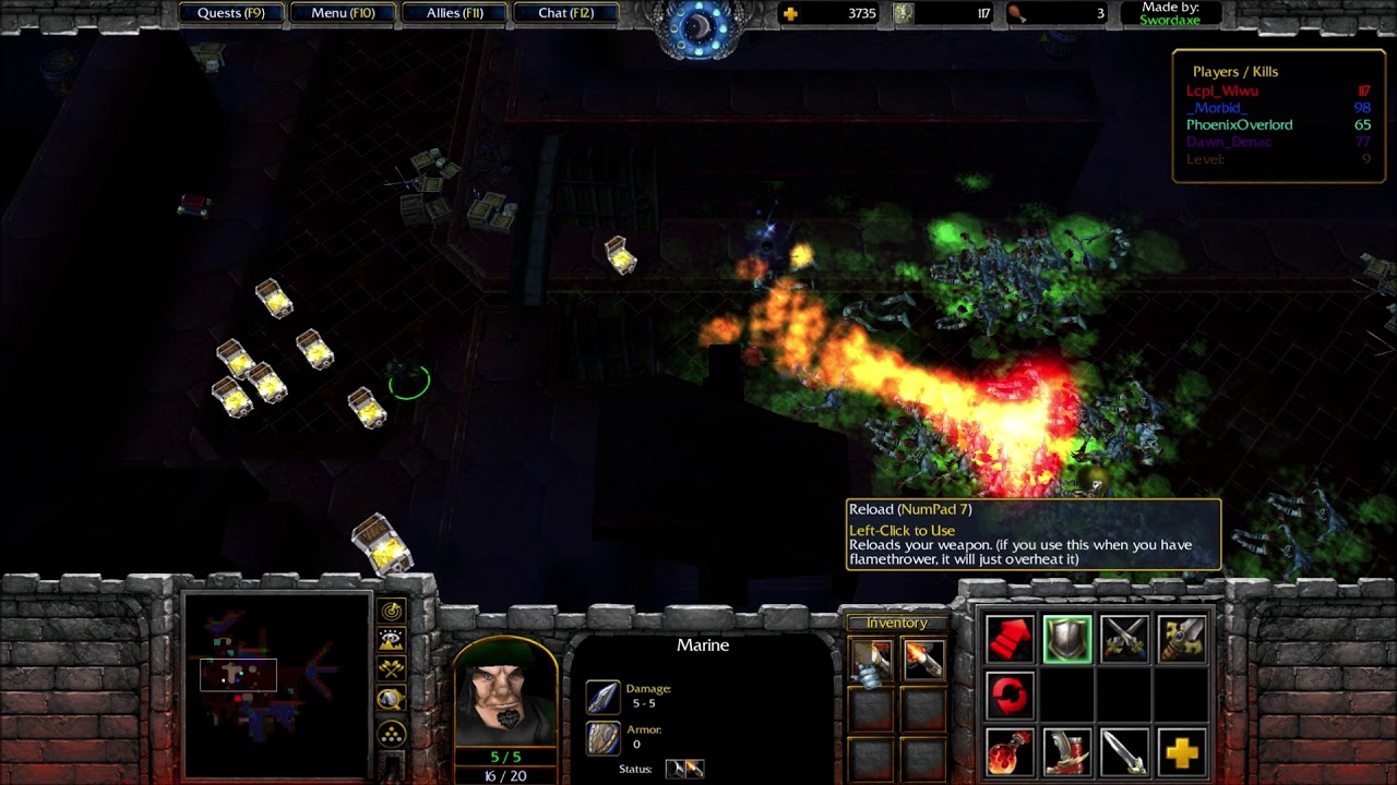 Nazi Zombies In Warcraft 3! 4 Of Us Survive Nacht Der Untoten!