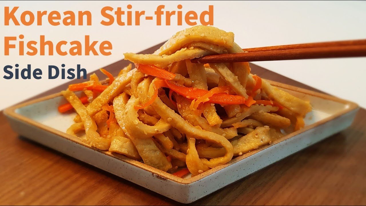 Korean Stir-fried Fish Cake – Korean side dish (Eomuk bokkeum, 어묵볶음)