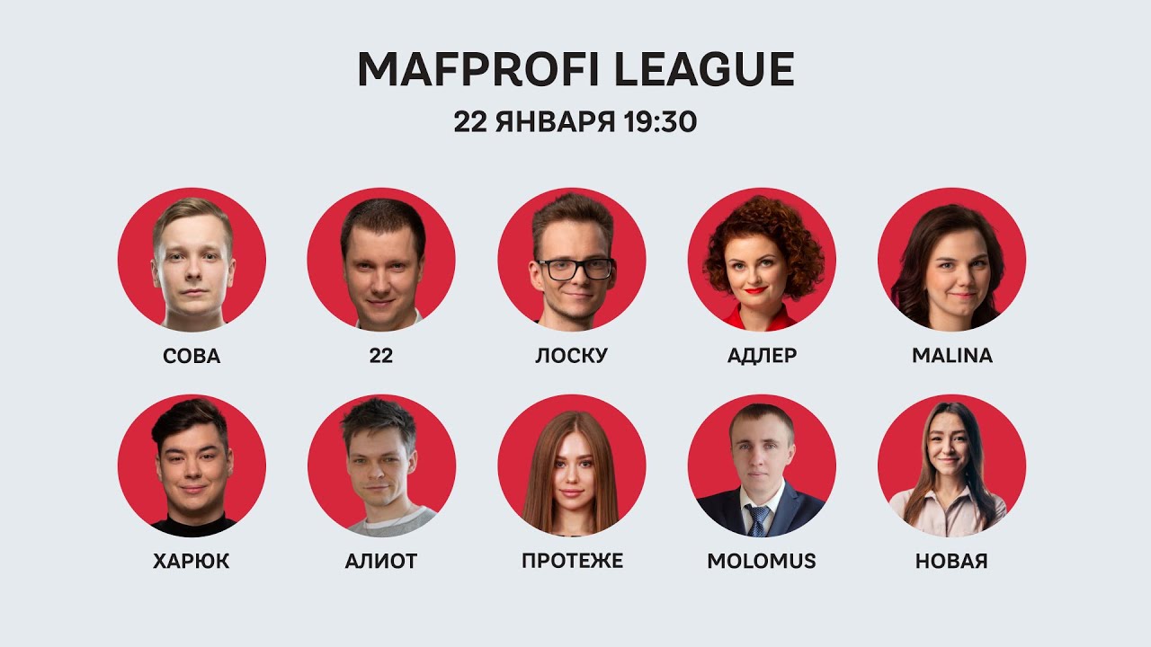 Мафия / ML / Игра 20/ Лоску, 22, Сова, Адлер, Протеже, Новая, molomus, Харюк, Malina, Алиот