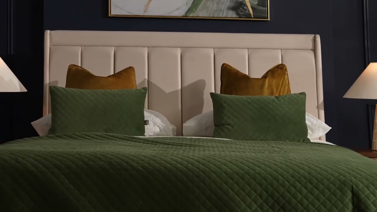 Amber Cream Ottoman 3 Single Bed Frame by Murphy Home