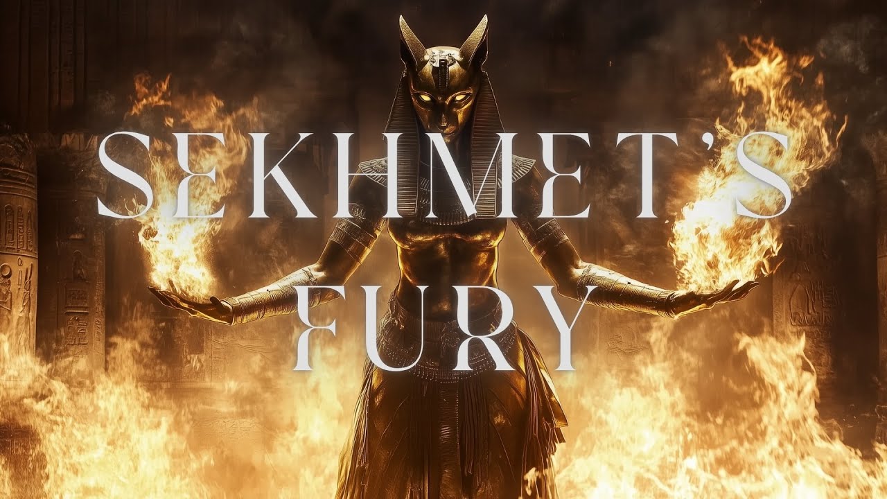 Sekhmet’s Fury: Dark Egyptian War Anthem with Fierce Vocals