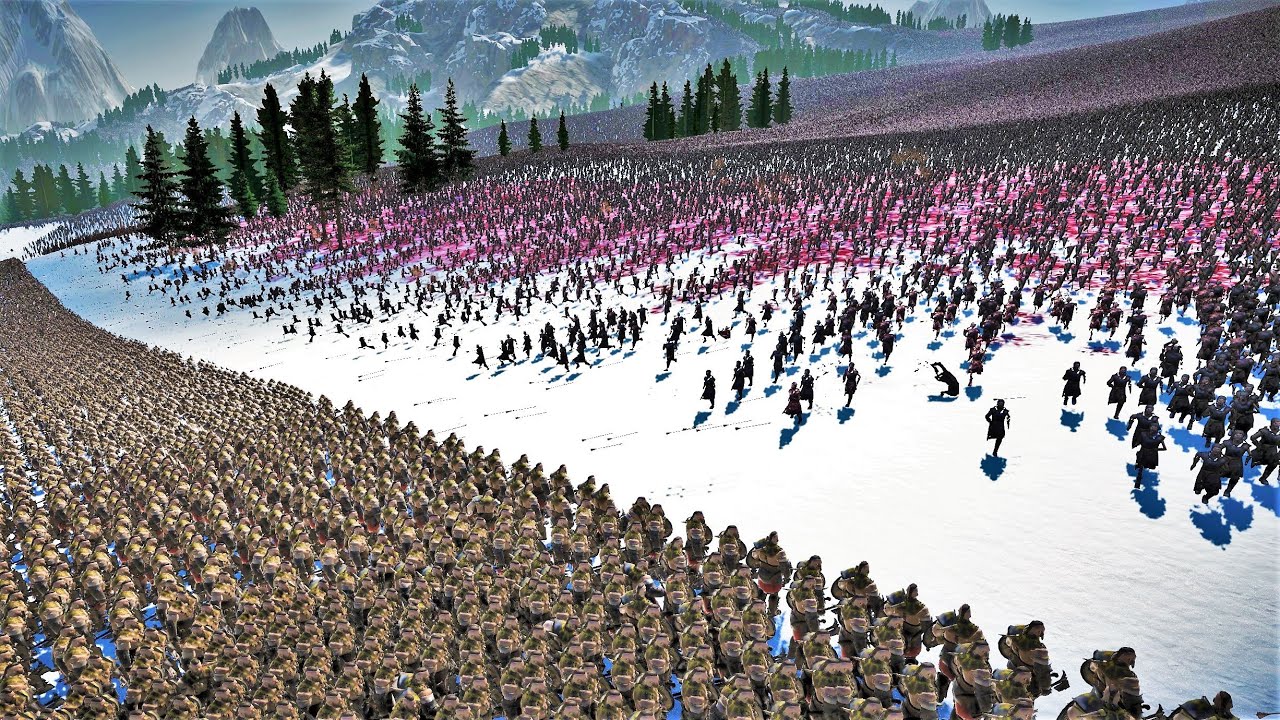 6,000,000 White Walkers Attacks VIKING Wooden Fort - Ultimate Epic Battle Simulator 2
