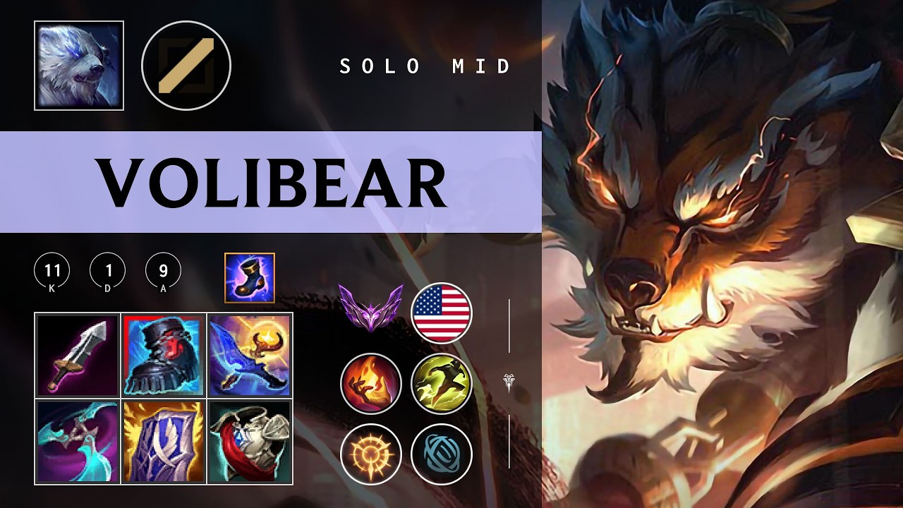 Volibear Mid vs Mel - NA Master Patch 26.04