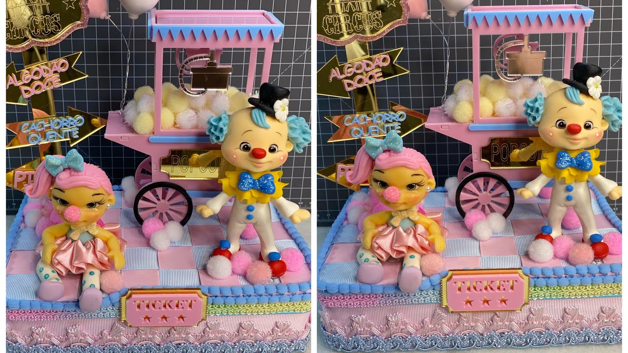 DIY | LATA CENÁRIO CIRCO ROSA LUXO COM TRANÇADO DE FITAS!