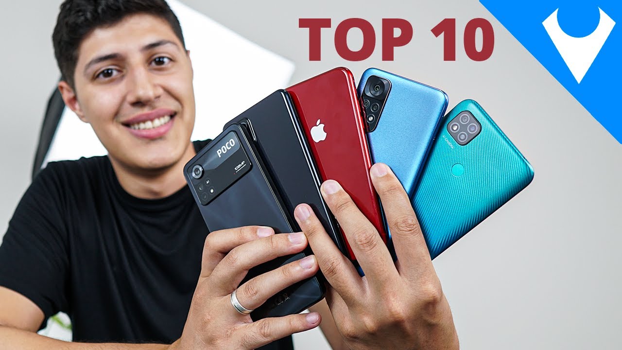 TOP 10 MELHORES CELULARES para COMPRAR em 2022! Meio do ANO