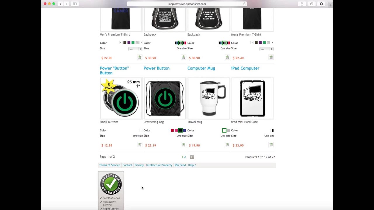 iApplereviews Spreadshirt Store